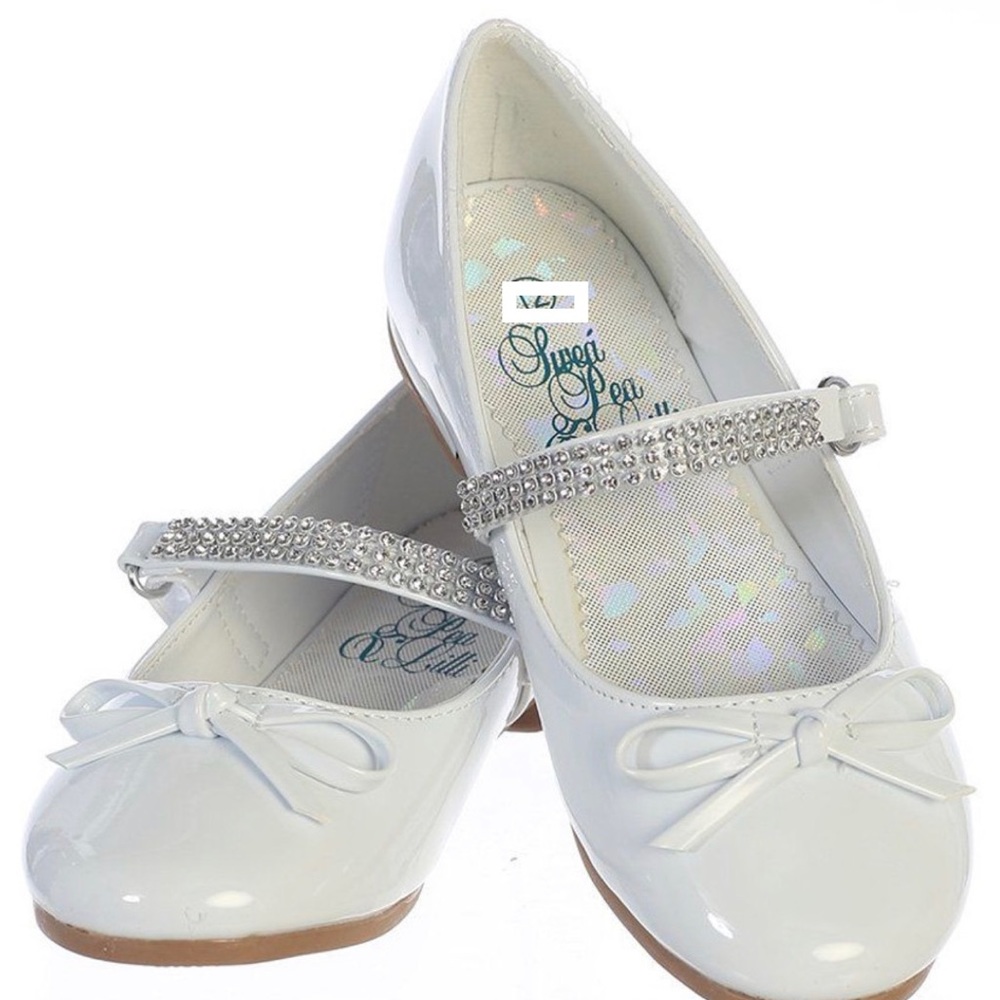 Swea Pea & Lilli Summer White Flat Shoe - Size 5